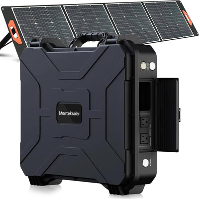 MONTEK X1000 Solar Generator 1000W with 400W Solar Panels(Black)